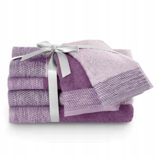 Amelia Home Set 6 uterákov Aria Purple, slivka