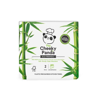 Toaletný papier - Bambusová kuchynská utierka 2 PCS Cheeky Panda