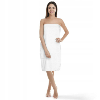 Pareo pre saunu 75 x 160 cm biela