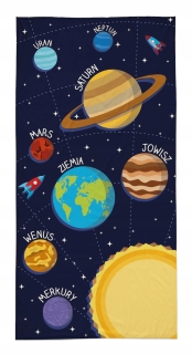Kúpanie uteráka 70x140 plážová planéta