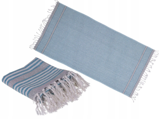 Hammam pre saunu 170 x 80 cm odtiene modrej