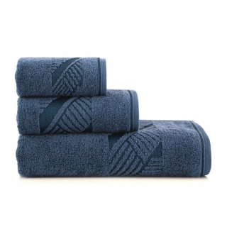 Dylpex Set 2 uterák Enzo Navy modrá 50x90 70x140