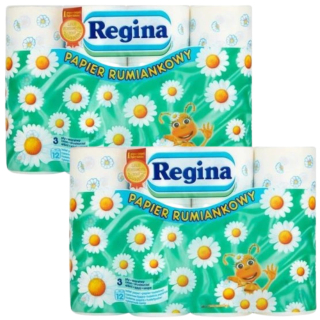 Toaletný papier - Regina toaletný papier harmanček 24 valčekov