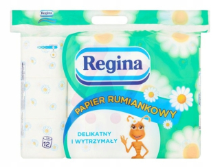 Toaletný papier - Regina Harmančekový papier 12 roliek