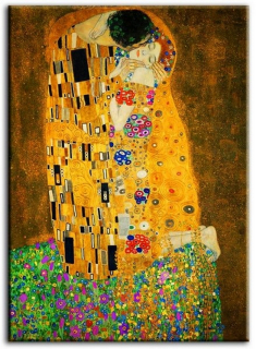 Umelecká reprodukcia Gustav Klimt The Kiss 50x70 cm