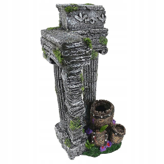 Resin Roman Stĺpec akvárium dekorácie Fish Tank