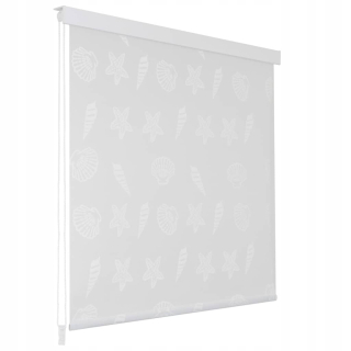Roleta do sprchy 140 x 240 cm, vzor hviezdice
