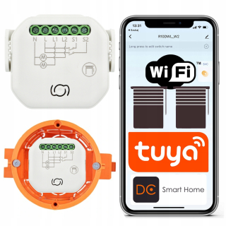 Roletové relé, nástenný vypínač, ovládanie roliet TUYA WiFi