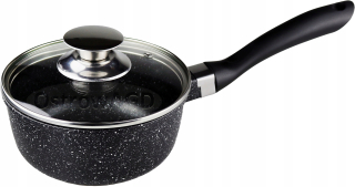 Hrniec, kastrol - Panvica s pokrievkou 1.5L mramorový 16cm brunbeste