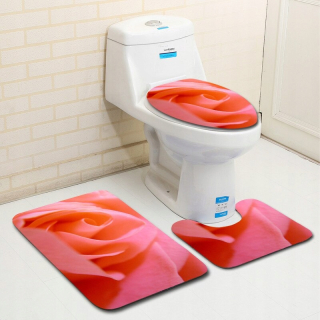 Kúpelňová predložka - Rose 07 Zeeple Flower Pattern Bath Rat sada
