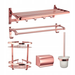 Rose Gold Kúpeľňa príslušenstva nástenná kúpeľňa