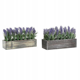 Dekoratívna rastlina DKD DOMOV DECON LILAC Wood