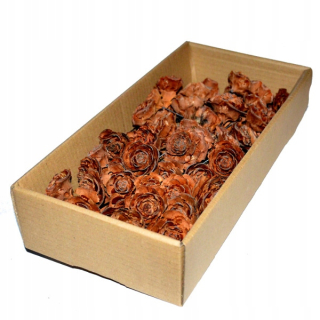 Rose Pik Cedar Roses 10 cm dekorácie dekorácie sada 70