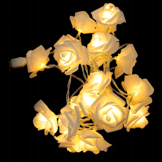 Lampáš, svietník - Rose Tale String Light 3 meter 20 LED svetlo