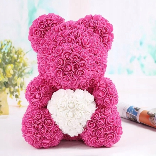 Ružový a biely štýl 40 cm 2019 Heitt útsala 25 cm 4