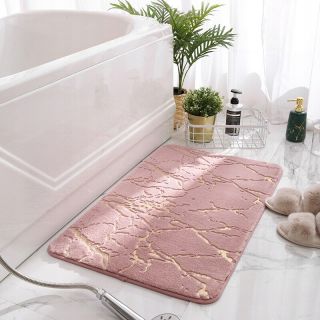 Ružový štýl 60x90 cm non -slip Bath Mats