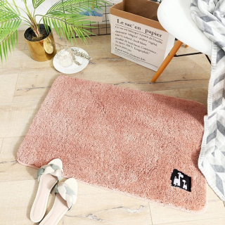 Pink Giraffe Style 60x90cm Micro Bath Rat