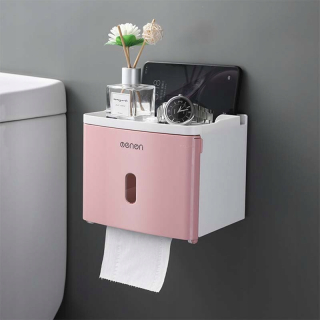 Držiak na toaletný papier - Ružový držiak na držiak na toaletný papier n držiak na stenu n