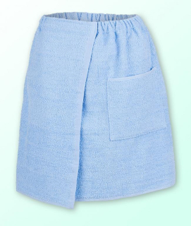 Sauna kilt modrá bavlna uterák 50*140 cm