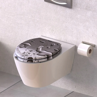 WC doska - Deska sedesowa Schütte drevené jadro wielokolorowy MDF