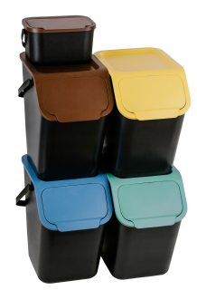 Praktické segregačné nádoby 104,5 l, 1-komorové