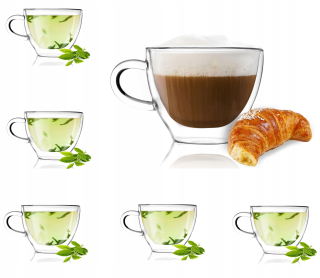 Pohár na kokteily - Vialli Design poháre na cappucino 300 ml 6 ks.