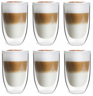 Vialli Design poháre na kávu a čaj 350 ml 6 ks.
