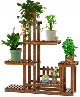 Stojan na kvety - Sklzy Flowers Planter Wood 96/96/21 cm