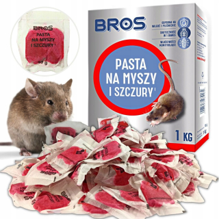Silná myšacia a potkanová pasta 1 kg bros