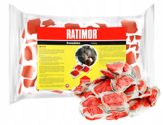 Silné potkany s jedovatou myšou Morons 1 kg