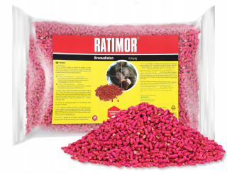 Silné jedovaté pelety granule pre myši potkany 1 kg