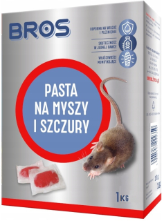 Silná jedovatá jedovatá myš pasta 1 kg