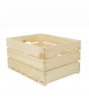 Drevená škatuľka pre darček 40x30 s drevom xxl