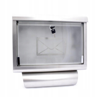 Poštová schránka - Box. Stainless List. Moderné Postal Tuba