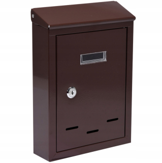 Poštová schránka - LETTERBOX 285x200x60MM HNEDÁ VOREL TOYA
