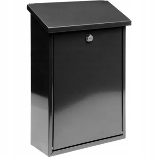 Poštová schránka - Box na zozname 400x250x100mm čierna 78570V
