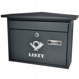 Poštová schránka - BOX LIST ANTHRACITE MAT A4 LARGE