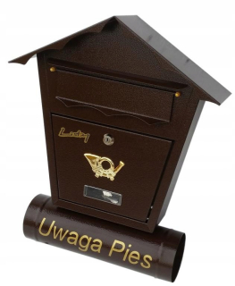 Poštová schránka - Box na zozname Cottage Big SD2T + číslo domu, ulicu