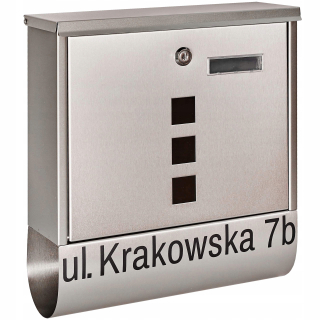 Poštová schránka - Schránka v LISTY počte STEEL + HOUSE