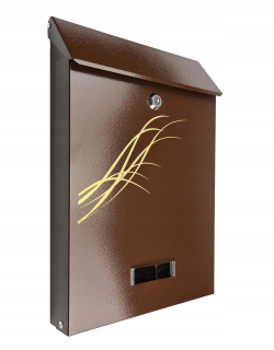 Poštová schránka - MAILBOX PRE SEZNAMY SD FORMÁT A4 HNEDÝ PL