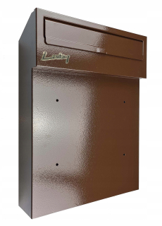 Poštová schránka - MAILBOX PRE PÍSMENÁ W3 VSTUP HNEDÝ PL
