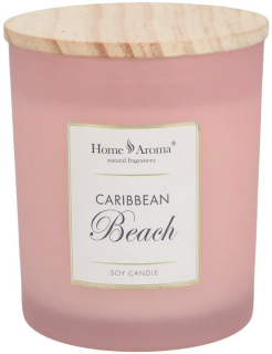 Tradičná sójová sviečka Caribbean Beach Home Aroma 1 PC.