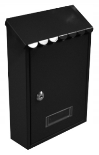 Poštová schránka - SOLID BLACK BOX LIST 300x21x65