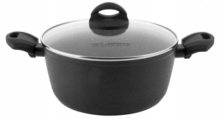 Hrniec, kastrol -  Pevná hrniec s dlažbou Salva 24cm 4l