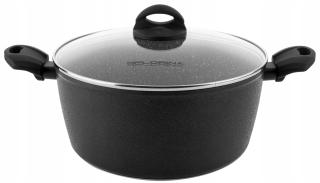 Hrniec, kastrol -  Pevná hrniec s dlažbou Salva 28cm 7l