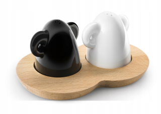 Salt Shaker a Pepper Practice Biele, čierne