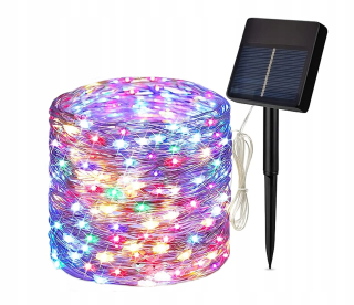 Solárna girlanda Žiariace lampy WIRES 200Led