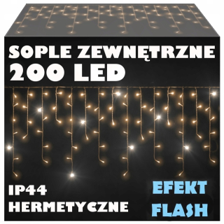 Svetelná clona Focla cencúľ 101 - 200 svetiel