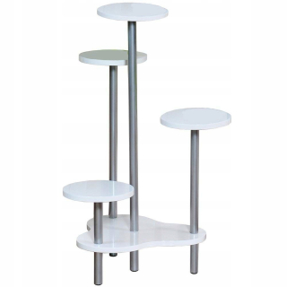 Stojan na kvety - Stojan na kvety White záhone dňa 4. hrnca 72cm
