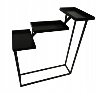 Stojan na kvety - Flower stand záhon čierne 105 cm